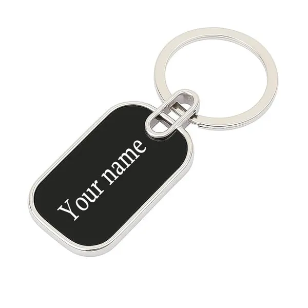 Black_Personalized_Double-Sided_Premium_Metal_Keychain,_Silver_Finish,_Custom_Name_Engraving,_Elegant_Gift_Key_Ring_For_Men_And_Women