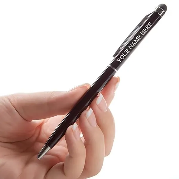 Black_Personalised_Ball_Point_With_Stylus_Custom_Engraved_Metal_Blue_Ink_Dual_Tip_For_Writing_&_Touchscreens_Elegant_&_Portable_Pen_Gift_Set