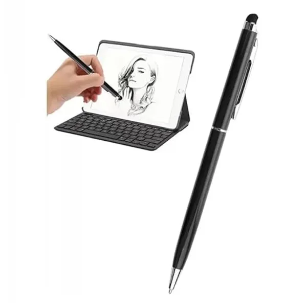Black_Personalised_Ball_Point_With_Stylus_Custom_Engraved_Metal_Blue_Ink_Dual_Tip_For_Writing_&_Touchscreens_Elegant_&_Portable_Pen_Gift_Set