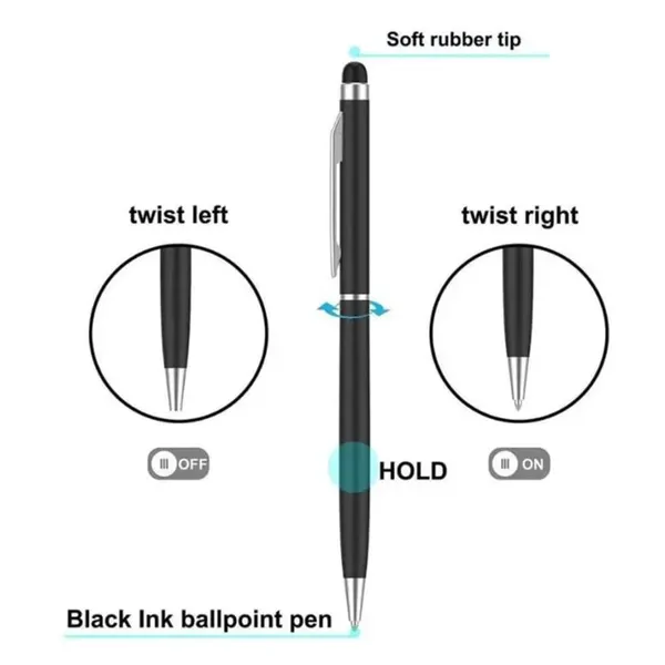 Black_Personalised_Ball_Point_With_Stylus_Custom_Engraved_Metal_Blue_Ink_Dual_Tip_For_Writing_&_Touchscreens_Elegant_&_Portable_Pen_Gift_Set