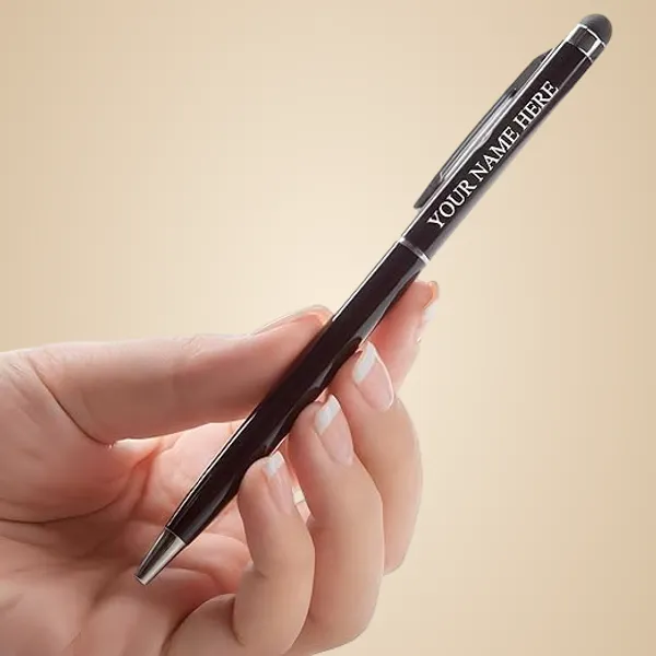 Black_Personalised_Ball_Point_With_Stylus_Custom_Engraved_Metal_Blue_Ink_Dual_Tip_For_Writing_&_Touchscreens_Elegant_&_Portable_Pen_Gift_Set