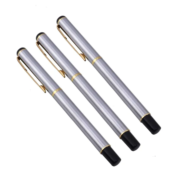 Silver_Personalised_Ball_Point_With_Stylus_Custom_Engraved_Metal_Blue_Ink_Dual_Tip_For_Writing_&_Touchscreens_Elegant_&_Portable_Pen_Gift_Set