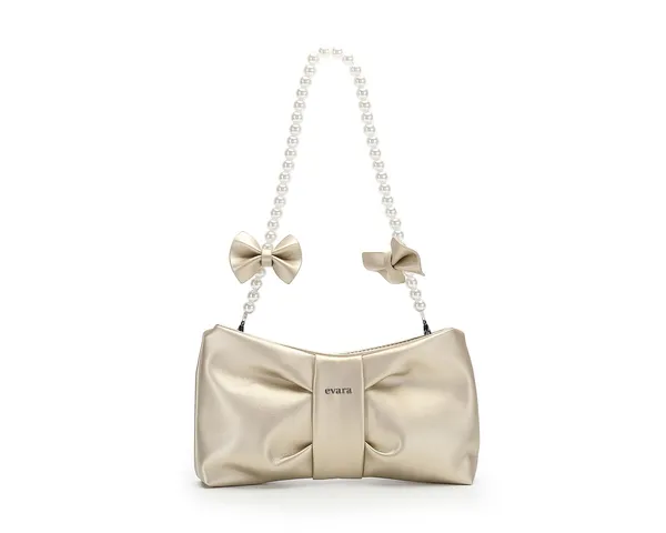Champagne_Bow_Chain_Strap_Shoulder_Bag