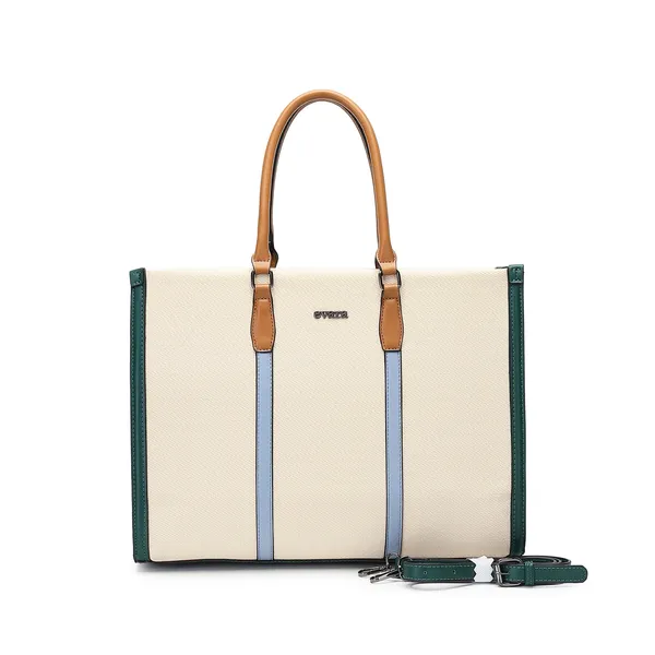 Cream_Structured_Tote_Bag_for_Women
