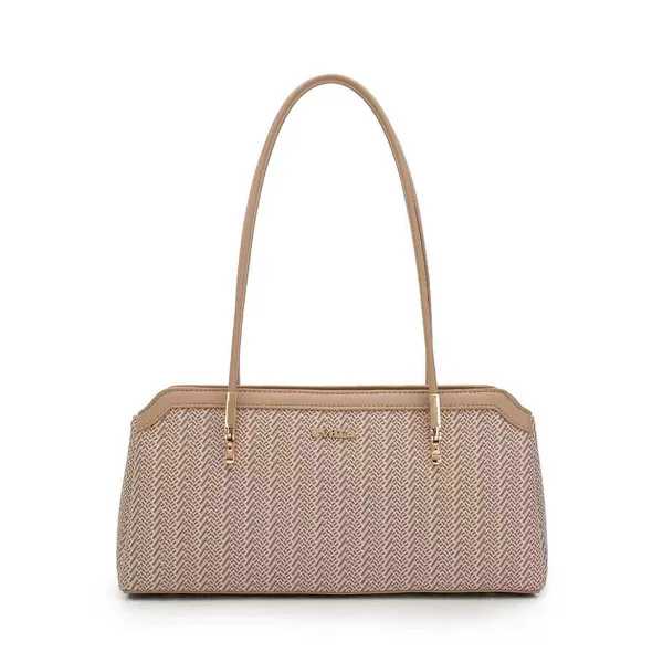 Beige_Patterned_Shoulder_Handbag