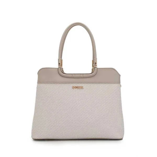 Beige_Structured_Striped_Tote_Handbag