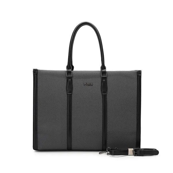 Black_Structured_Tote_Bag_With_Detachable_Shoulder_Strap