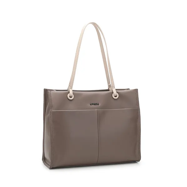 Taupe_Structured_Tote_Handbag_for_Women