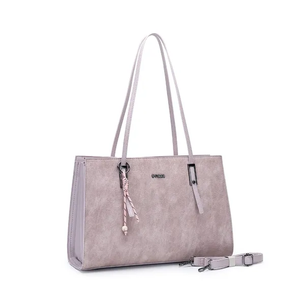 Pink_Textured_Tote_Handbag_with_Detachable_Strap_for_Women