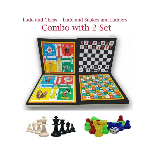 Combo_Of_Woonden_Ludo_+_Chess_+_Snake_&_Ladders_With_1_Set_Of_Ludo_Coins_1_Set_Of_Chessmen_Coins_3_In_1_Board_Game_Strategy_&_War_Game_Indoor_Game_Party_&_Fun_Games_Board_Game
