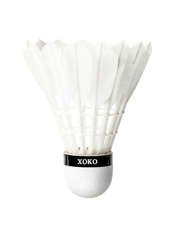,_Super_Cork_Feather_Shuttlecocks,_Pack_Of_10,_White