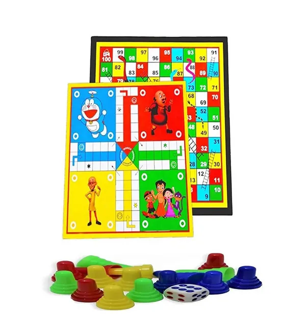 Combo_Of_Woonden_Ludo_+_Chess_+_Snake_&_Ladders_With_1_Set_Of_Ludo_Coins_1_Set_Of_Chessmen_Coins|_3_In_1_Board_Game_Strategy_&_War_Game_Indoor_Game_Party_&_Fun_Games_Board_Game|