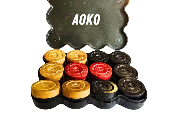 Carrom_Board_Coins_Set_â€“_8Mm_Wooden_Look,_Premium_Gloss_Finish,_Includes_Floral_Printed_Striker_And_Disco_Powder,_Set_Of_24_Carrom_Coins_With_Premium_Storage_Box(Combo)