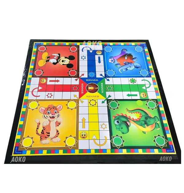 Ludo_+_Snakes_&_Ladders_Board_Game_2-Pack_-_Two_Game_Set_In_One_Bundle_-_Children'S_Family_Learning_Dice_Games_For_Adults_&_Kids