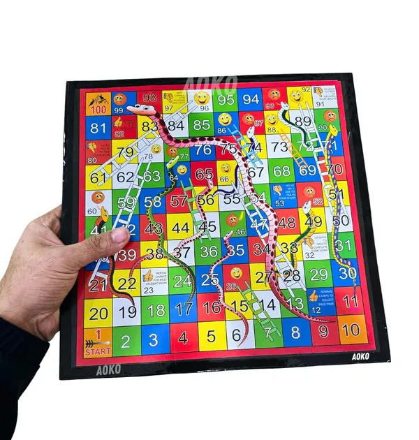 Particle_Board_Game_Ludo_+_Chess_+_Snake_&_Ladders_3_In_1_Combo_With_Two_Sets_Of_Ludo_Coins_+_Dice_&_Chessmen_Coins_For_Party_&_Fun_Board_Game,_Lightweight