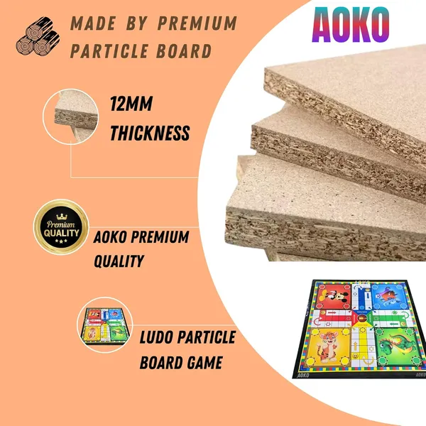 Particle_Board_Game_Ludo_+_Chess_+_Snake_&_Ladders_3_In_1_Combo_With_Two_Sets_Of_Ludo_Coins_+_Dice_&_Chessmen_Coins_For_Party_&_Fun_Board_Game,_Lightweight