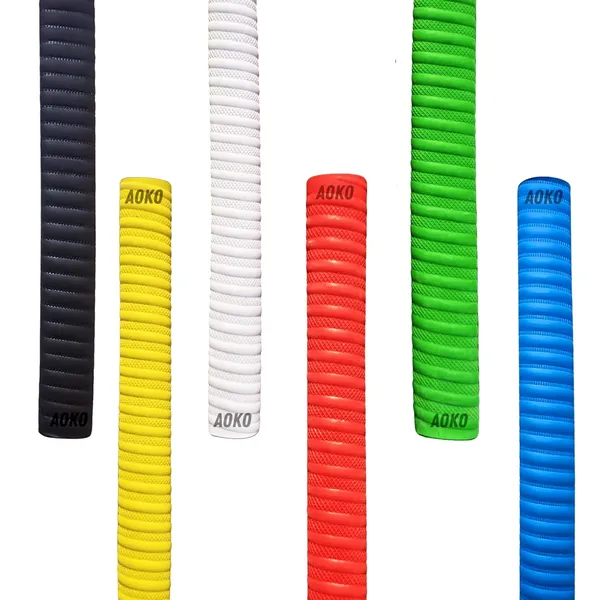 Rubber_Cricket_Bat_Grips_For_Better_Shock_Absorption,_Extra_Cushioning_For_A_Soft_Touch,_Pack_Of_6_Color_May_Vary