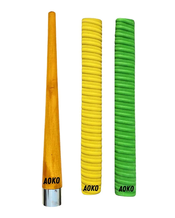 Premium_Cricket_Bat_Handle_Rubber_2_Grips_For_Enhanced_Performance_With_Better_Shock_Absorption_And_1_Wooden_Gripper_Cone_(Pack_Of_3)