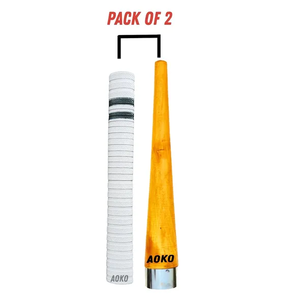 Premium_Cricket_Bat_Handle_Rubber_1_Grips_For_Enhanced_Performance_With_Better_Shock_Absorption_And_1_Wooden_Gripper_Cone_(Pack_Of_2)