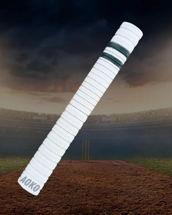 Premium_White_Cricket_Bat_Grip_With_Black_Line_|_Ultra_Tacky_Rubber_Handle_Grip_For_Better_Control_And_Comfort_â€“_Pack_Of_1