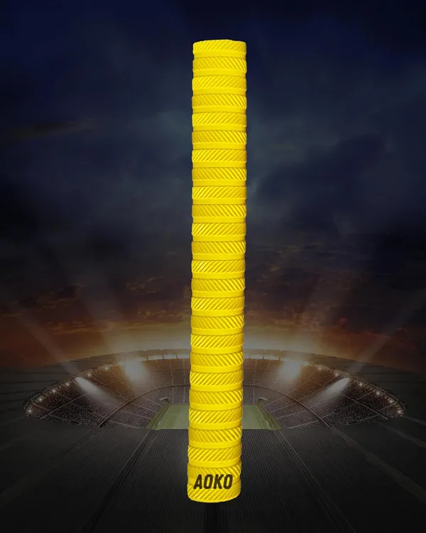 Premium_Plain_Cricket_Bat_Grip_|_Ultra_Tacky_Rubber_Handle_Grip_For_Superior_Bat_Control_â€“_Pack_Of_1_(Yellow)