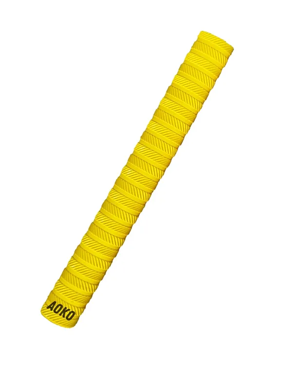 Premium_Plain_Cricket_Bat_Grip_|_Ultra_Tacky_Rubber_Handle_Grip_For_Superior_Bat_Control_â€“_Pack_Of_1_(Yellow)