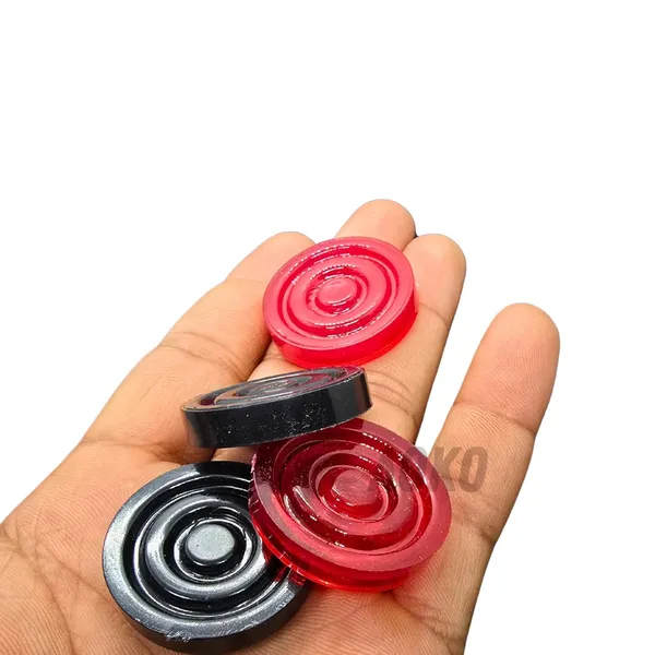 20_Crystal_Carrom_Coin_With_1_Premium_Striker_And_1,_5Gm_Disco_Carrom_Powder_Carrom_Pawns_(Pack_Of_20)