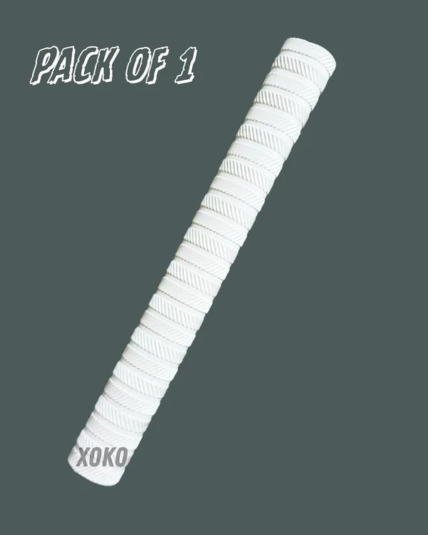 Premium_Plain_White_Cricket_Bat_Grip_|_Ultra_Tacky_Rubber_Handle_Grip_For_Maximum_Bat_Control_â€“_Pack_Of_1