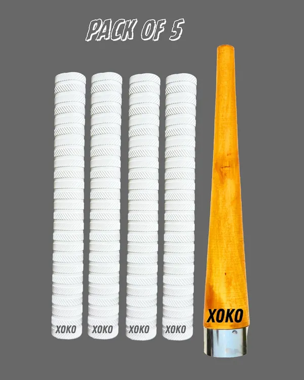 Plain_White_Soft_Comfortable_4_Rubber_Grips_For_Better_Shock_Absorption_1_Grip_Cone_For_Cricket_Bat_Handle_Accessories(_Packof_5_)