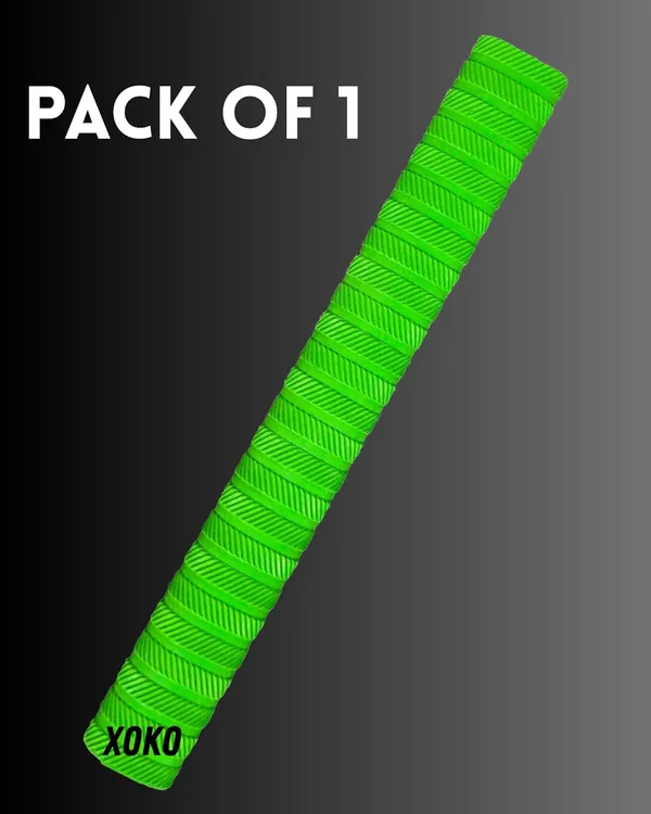 Premium_Plain_Cricket_Bat_Grip_|_Ultra_Tacky_Rubber_Handle_Grip_For_Superior_Bat_Control_â€“_Pack_Of_1_(Green)