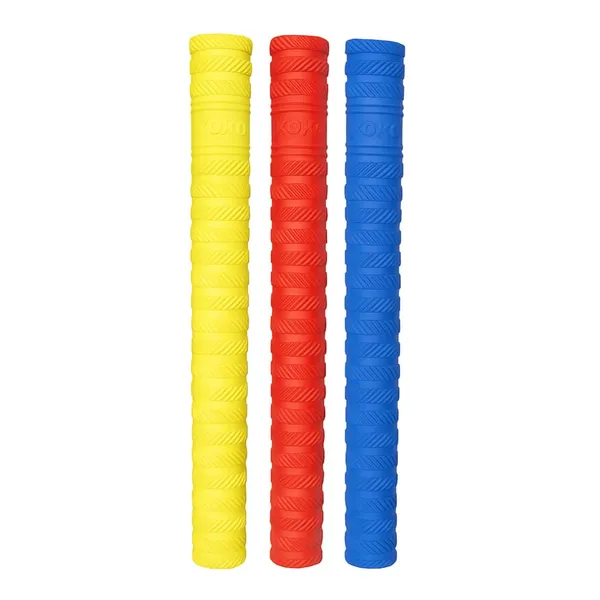 Cricket_Bat_Rubber_Grips,_Multi-Color_Pack,_High_Shock_Absorption_With_Extra_Cushioning_(Yellow_,_Red_,_Blue)