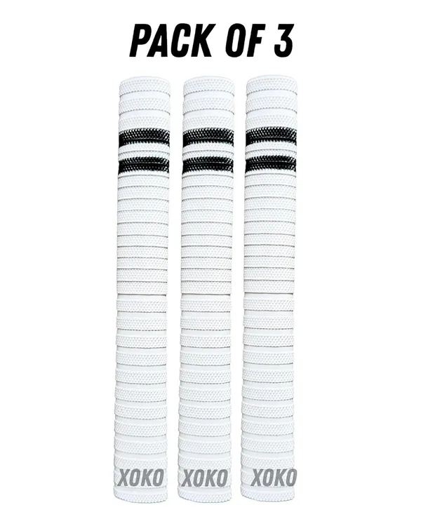 Cricket_Bat_Handle_Grips,_White_With_Black_Stripes,_Enhanced_Performance,_Shock_Absorbing_(White_Pack_Of_3)