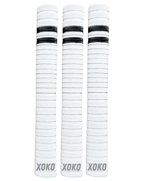 Cricket_Bat_Handle_Grips,_White_With_Black_Stripes,_Enhanced_Performance,_Shock_Absorbing_(White_Pack_Of_3)