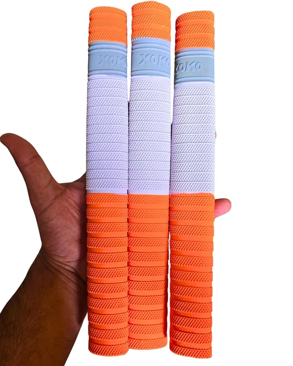 Cricket_Bat_Grip,_Premium_Replacement_Handle_Grip_With_Stainless_Steel_Base,_Orange,_Black,_Neon_Green