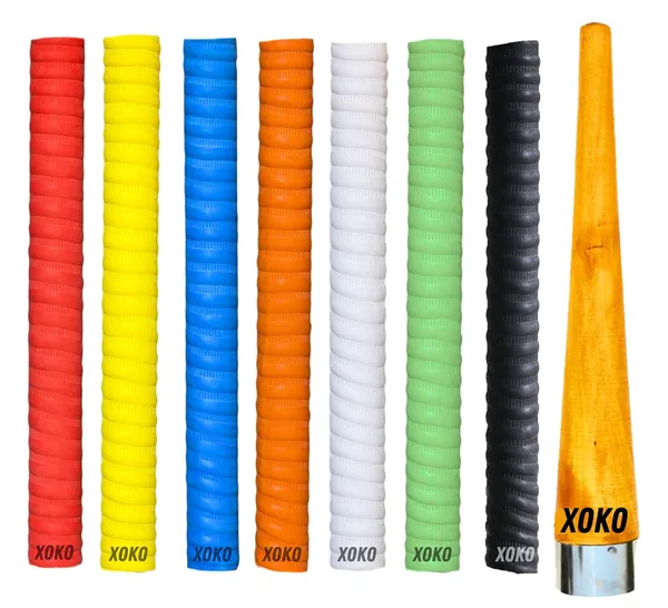 Product_Summary:_Cricket_Bat_Handle_Grip,_Premium_Anti-Slip_Rubber_Material,_8-Pack_Multi-Color_Collection_With_Orange,_Red,_Yellow,_Blue,_Green,_White,_Black,_7_Grips_With_1_Wooden_Cone