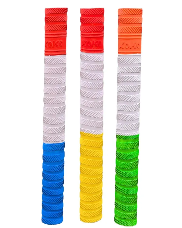 Cricket_Bat_Grip,_Pack_Of_3,_Multi-Color_Textured_Non-Slip_Replacement_Grips_With_Premium_Synthetic_Material,_Standard_Size_For_Professional_Sports_Equipment