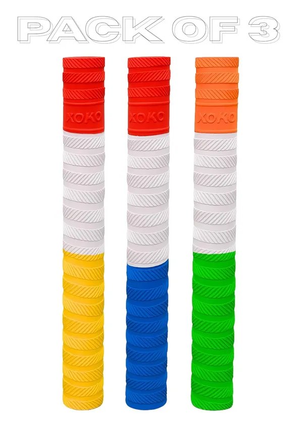 Cricket_Bat_Grip,_Pack_Of_3,_Multi-Color_Textured_Non-Slip_Replacement_Grips_With_Premium_Synthetic_Material,_Standard_Size_For_Professional_Sports_Equipment