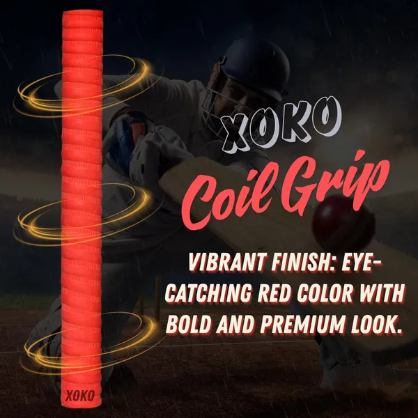 Cricket_Bat_Coil_Grip,_Anti-Slip_Rubber_Handle,_Ultra_Tacky_Performance_Grip_For_Enhanced_Control,_Pack_Of_1_(Red)