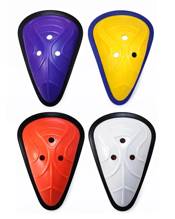 Cricket_Abdominal_Guards_For_Youth,_Protective_Padding,_Lightweight,_Comfortable_Fit,_Multi_Colour,_Pack_Of_4_For_Practice_And_Match_Play