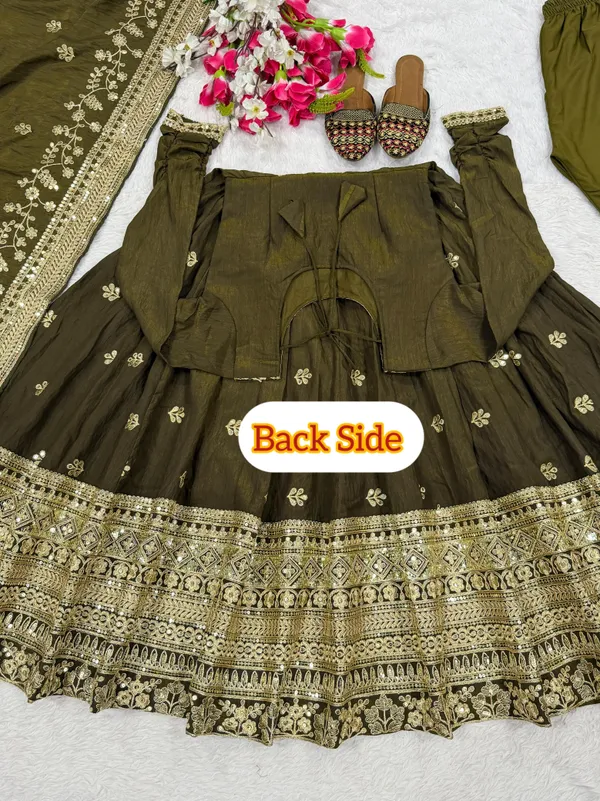Mehendi_Heavy_Nc_Vichitra_Silk_Anarkali_Suit_For_Women