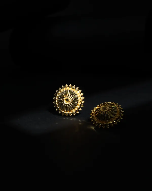Gold_Sunburst_Mandala_Studs_For_Women