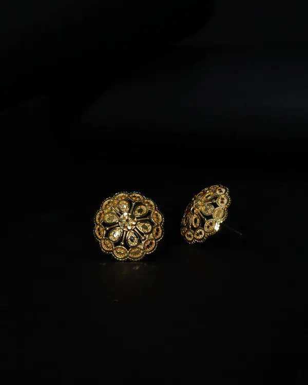 Gold_Kalamkari_Micro_Plated_Open-Work_Studs_For_Women