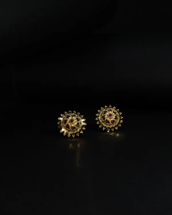Gold_Ruby-Centred_Spoke_Micro_Plating_Studs_For_Women