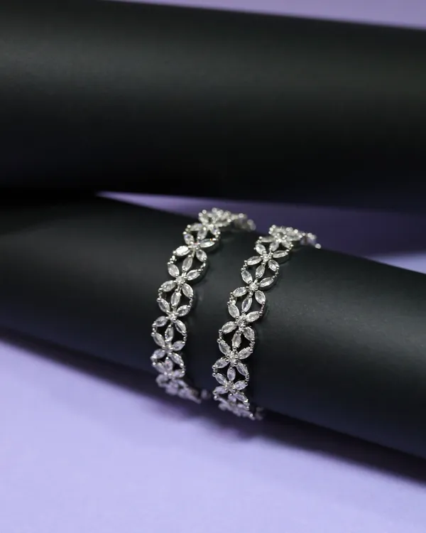 White_Crystal_Trellis_Bracelets_For_Women