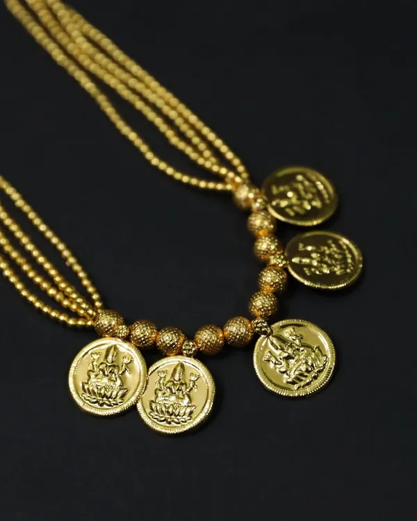 Gold_Micro_Plated_Lakshmi_Kasu_Mala_For_Women