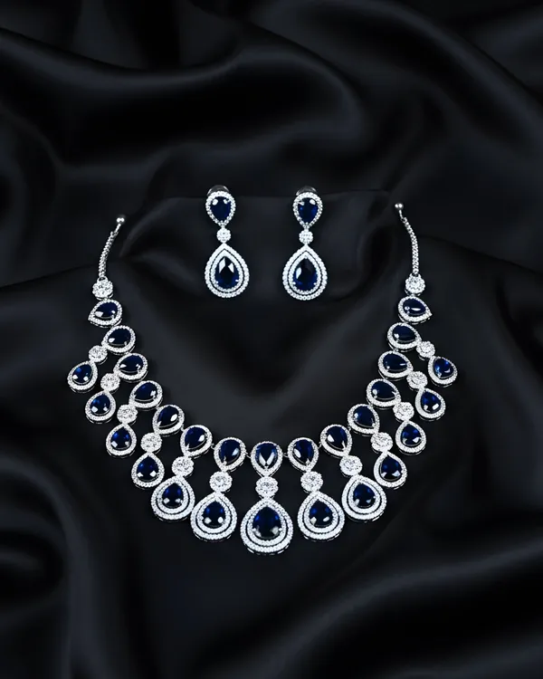 Royal_Blue_Regal_Amethyst_Teardrop_Statement_Rhodium_Plated_Cubic_Zirconia_(Cz)_Choker_Set_For_Women