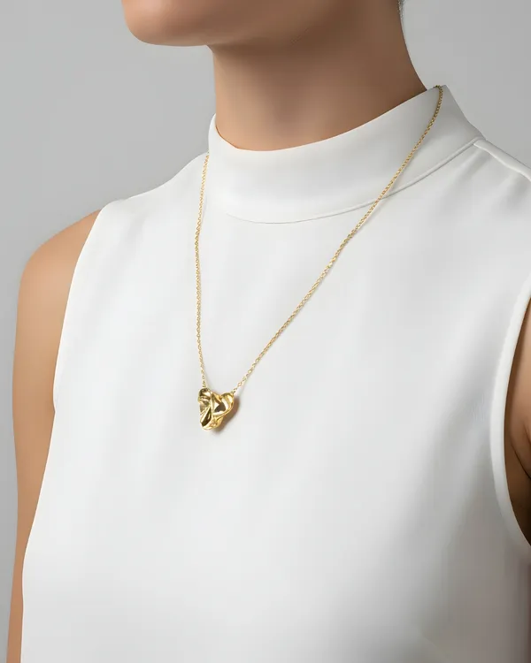 Gold_Liquid_Gold_Reversible_Sculptural_Heart_18K_Gold_Plated_Anti_Tarnish_Necklace_For_Women