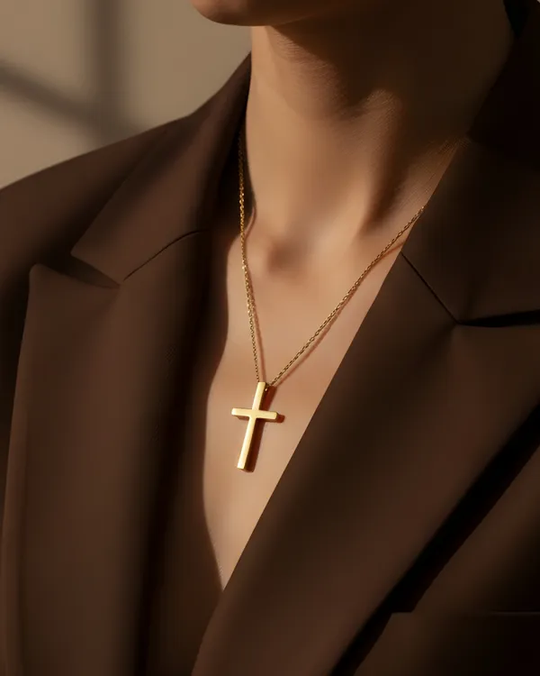 Gold_Eternal_Shine_18K_Gold_Plated_Anti_Tarnish_Cross_Chain_For_Women