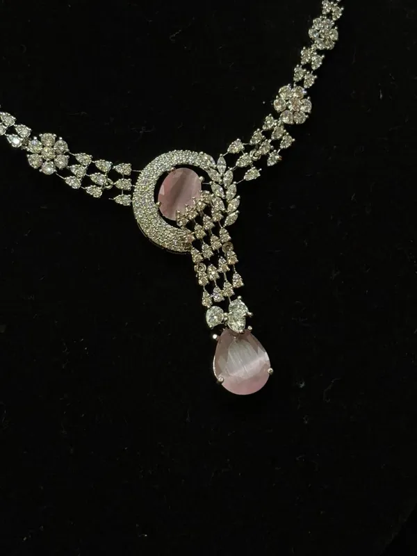 Blush_Royale_AD_Diamond_Necklace_Set