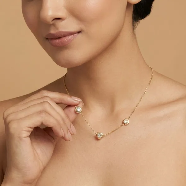 Gold_Stella_Luxury_Select_Anti_Tarnish_18K_Gold_Plated_Multi_Heart_Charm_Chain_For_Women